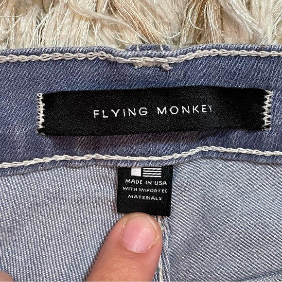 Flying Monkey•Blue Low Rise Skinny Jean•Sz 31 - Picture 3 of 7